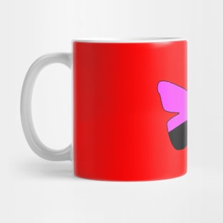 Butterfly Fist w/ Queer Anarchist Colors Mug